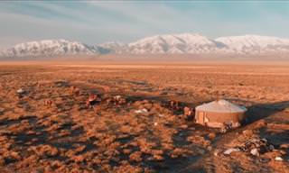 Mongolia from the Air in Stunning 4k