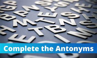 QUIZ: Can You Complete These Antonyms?