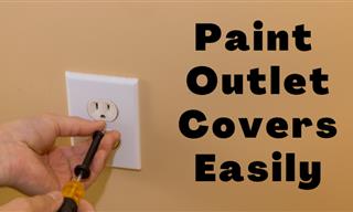 How to Paint Plastic Outlet Covers So They Don't Chip