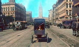A Stroll Down Market Street, San Francisco in 1906