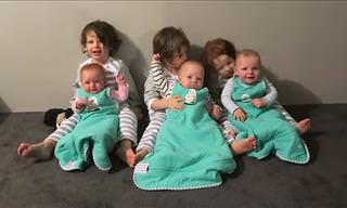 Superdad vs Six Babies at Bedtime