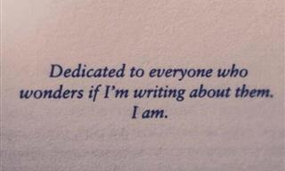 These Dedications Prove Authors Have a Sense of Humor