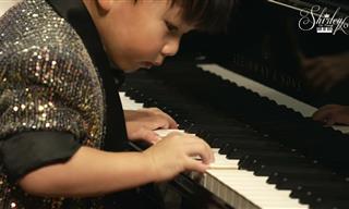 Incredible Talent! Three-Year-Old Music Maestro