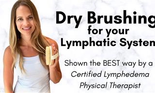 How to Do Lymphatic Drainage Safely by Dry Brushing