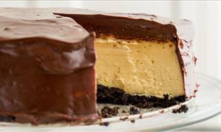 This Fudgy Bailey's Cheesecake is Heavenly