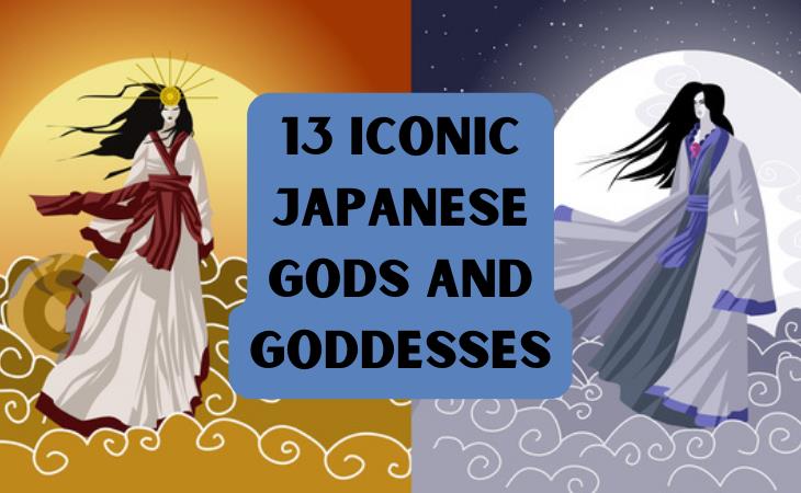 How did gods and goddesses come to exist in the Japanese mythology