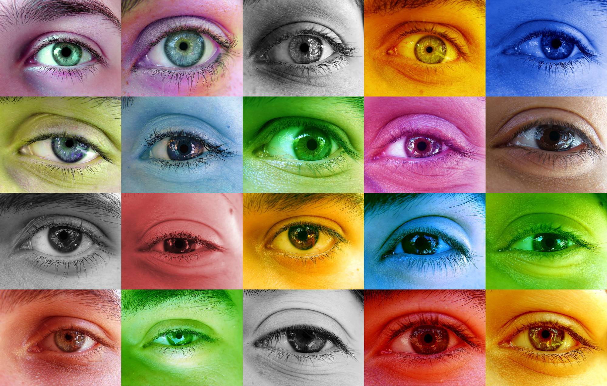 Много разных глаз