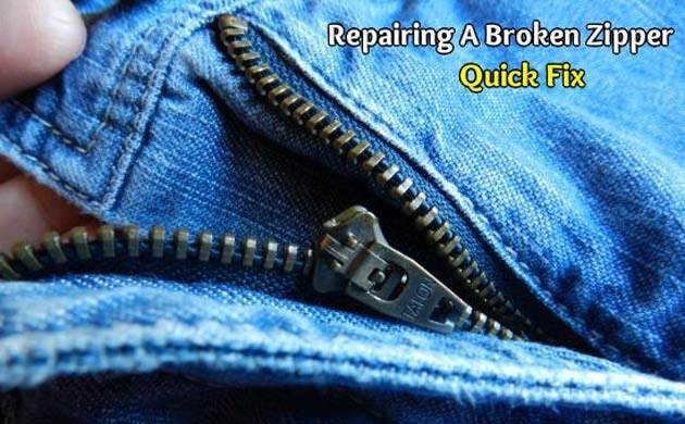 The Best Quick Fix for a Broken Zipper