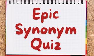 English Epic Synonym <b>Test</b>