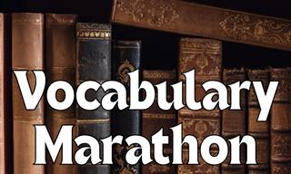 A <b>New</b> Vocabulary Marathon