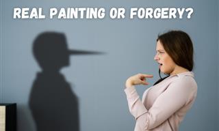 Find the Fake Famous Painting!