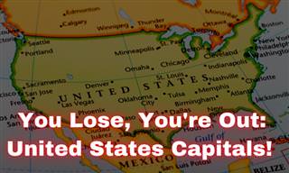 You Lose You're Out: US State Capitals!
