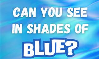Can You See in Shades of Different Blues?