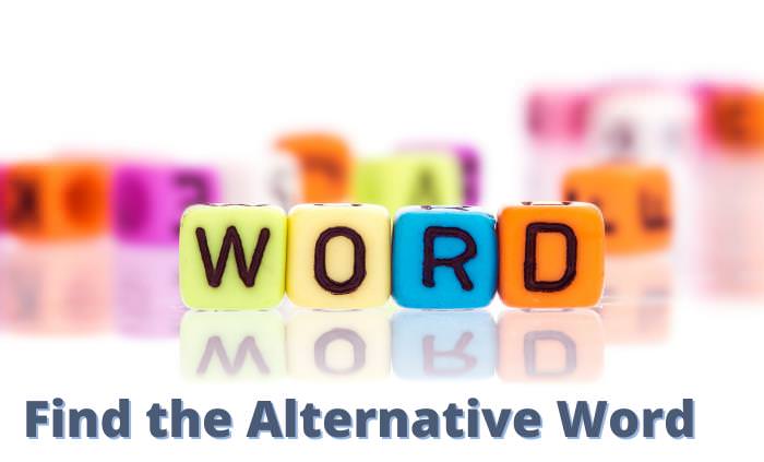 Leading Up To Alternative Word