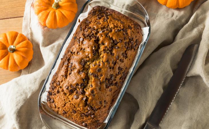 Gluten Free Chocolate Chip Pumpkin Bread