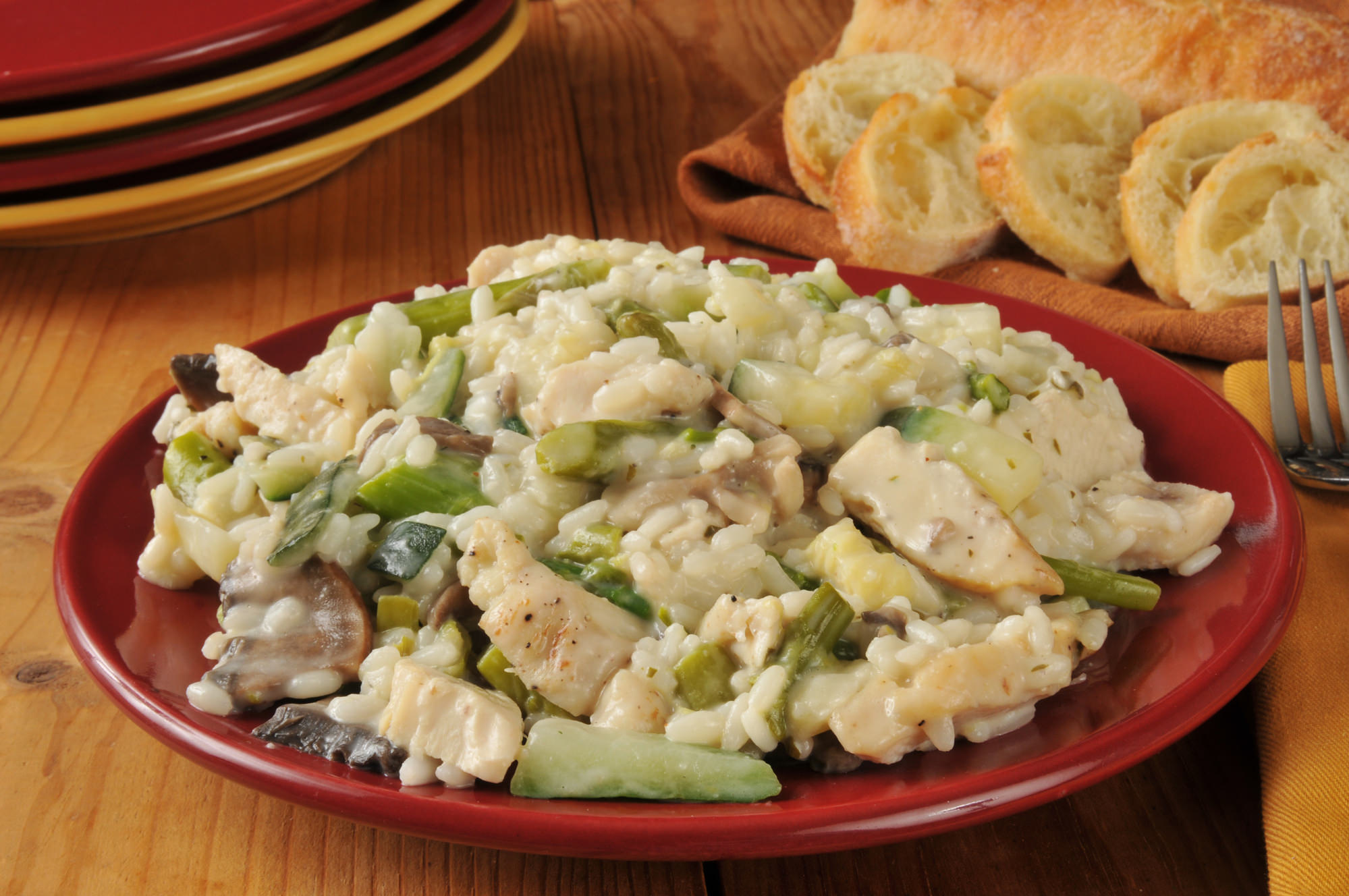 Chicken and Asparagus Risotto