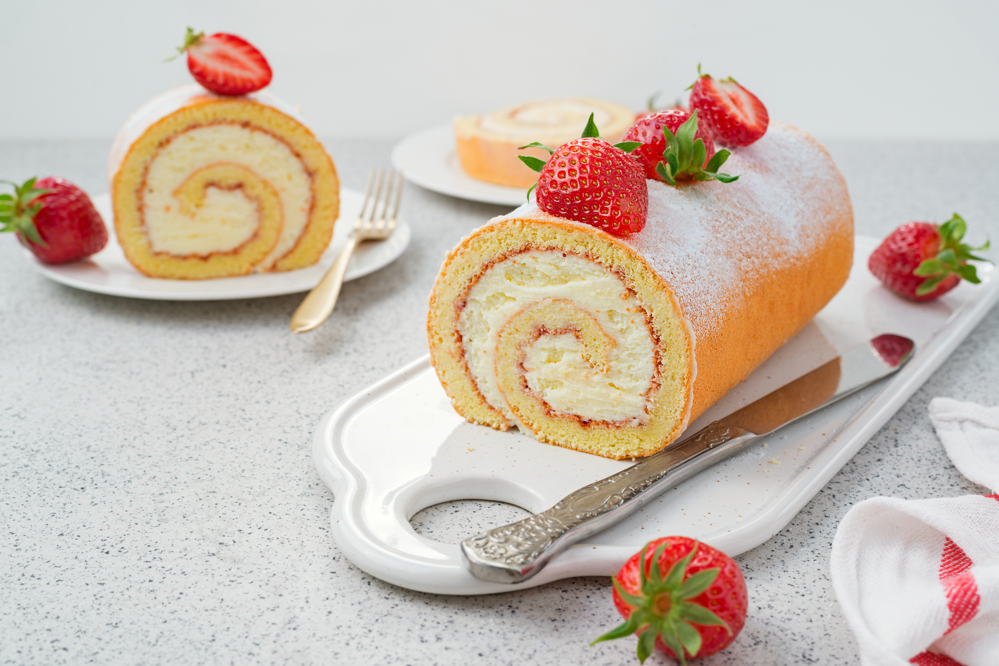 Chocolate Swiss roll - Bake with Shivesh