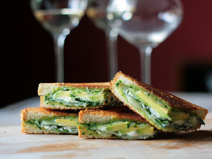 Avocado Grilled Cheese Sandwich