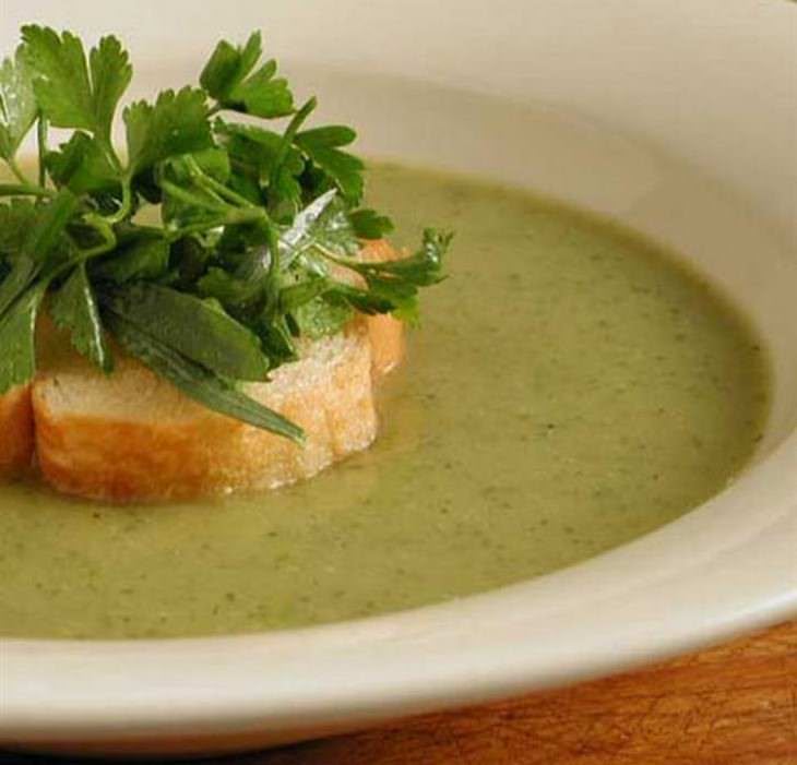 Creamy Zucchini Soup with Mixed Herbs