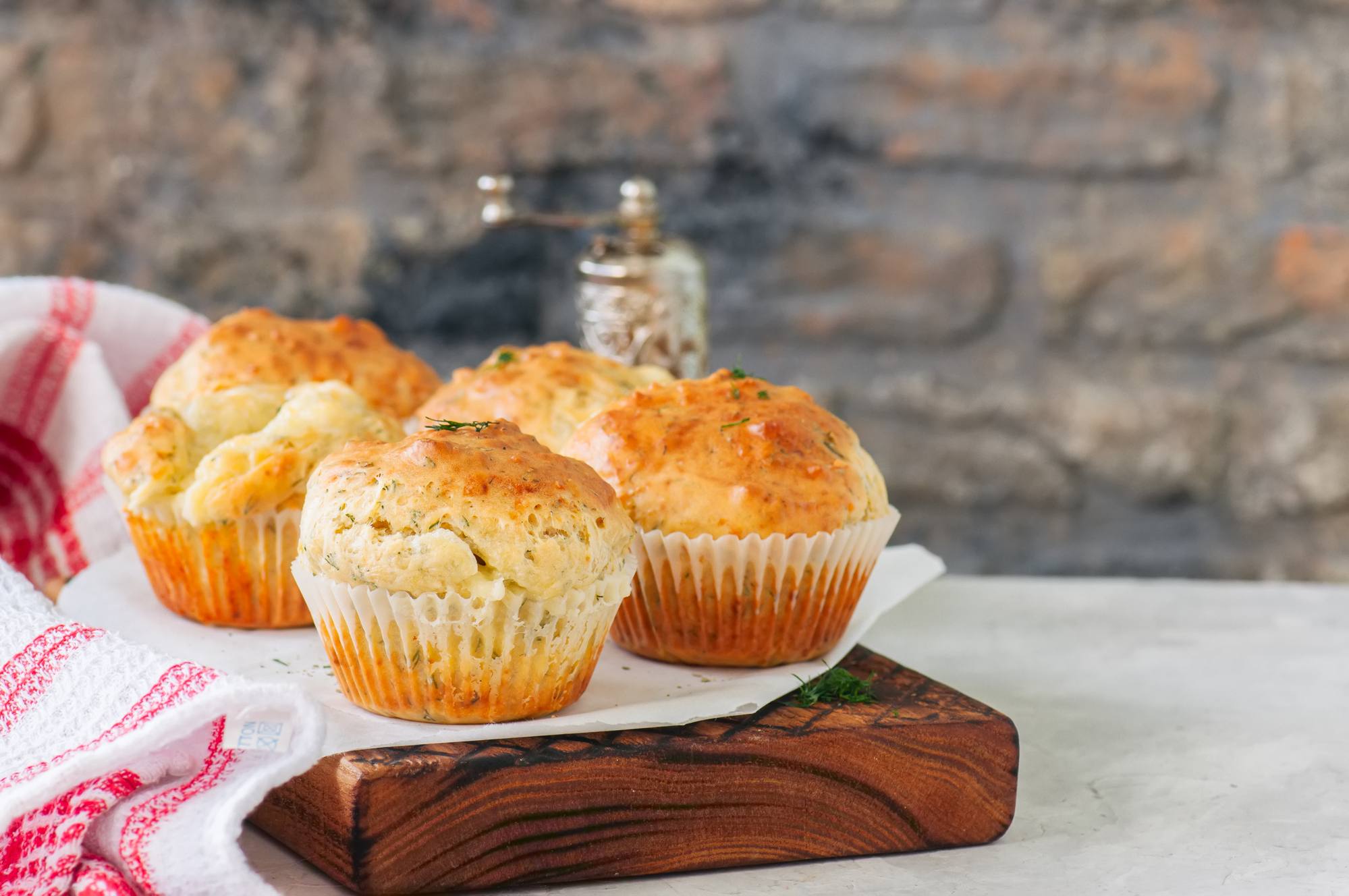 Savory Leek and Cheese Muffins