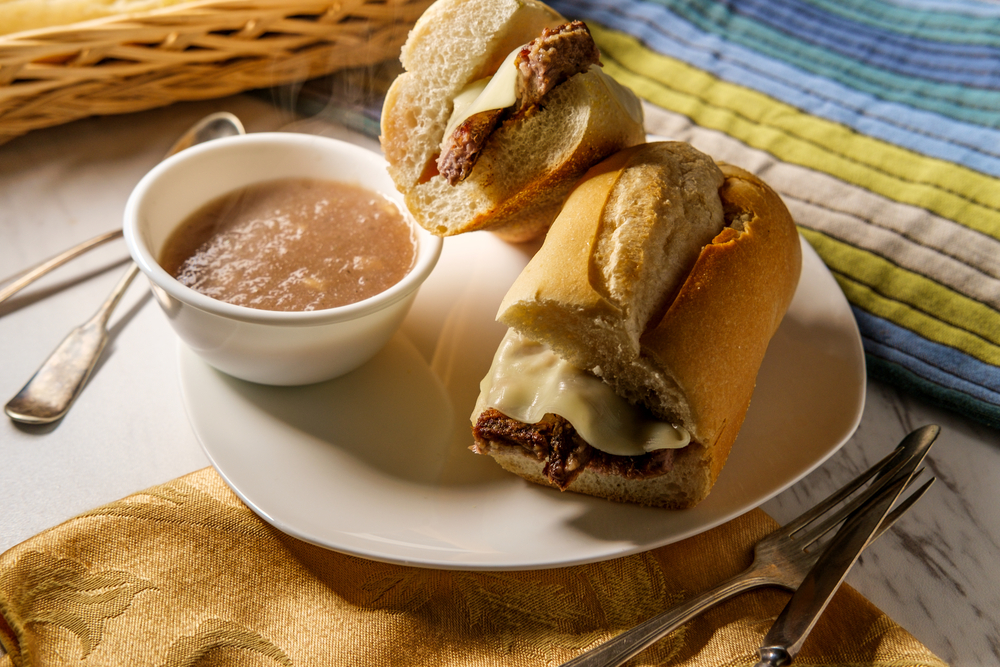 Easy French Dip Beef Sandwich