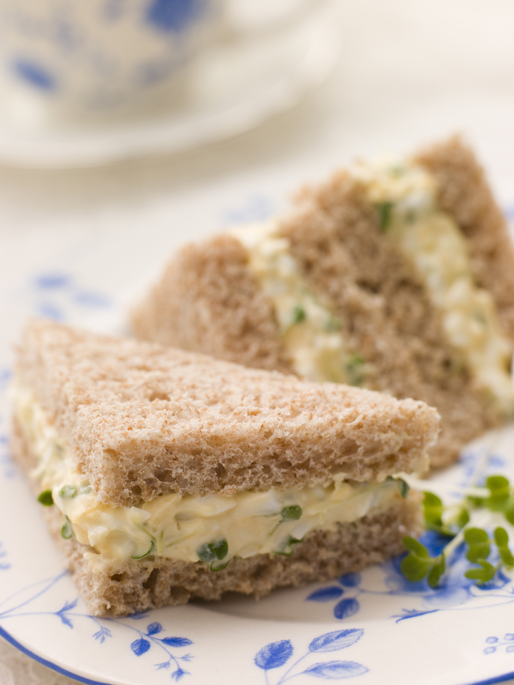 Egg Mayonnaise and Cress Sandwich