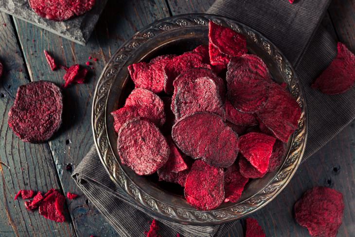 Beetroot Baked Chips