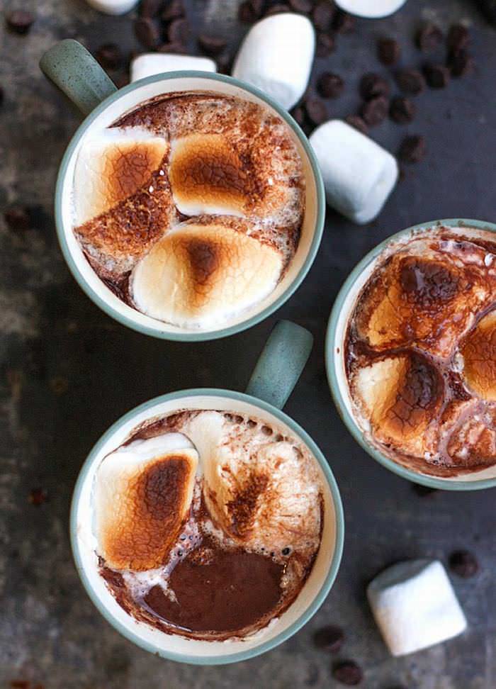 Broiled Bailey's Hot Chocolate