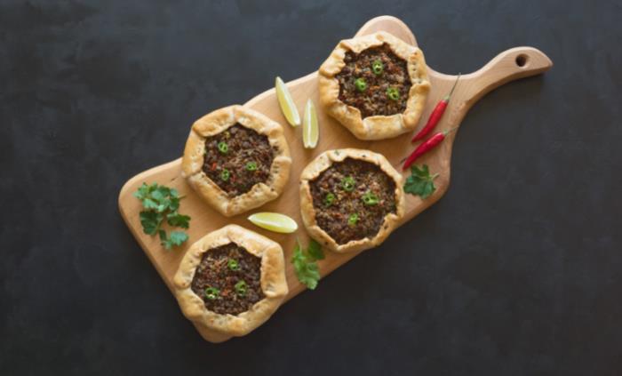 Open Top Oriental Meat Pies