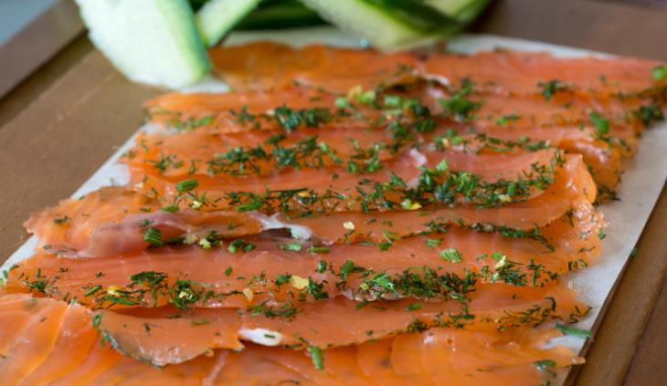 Citrus Preserved Salmon - Gravlax