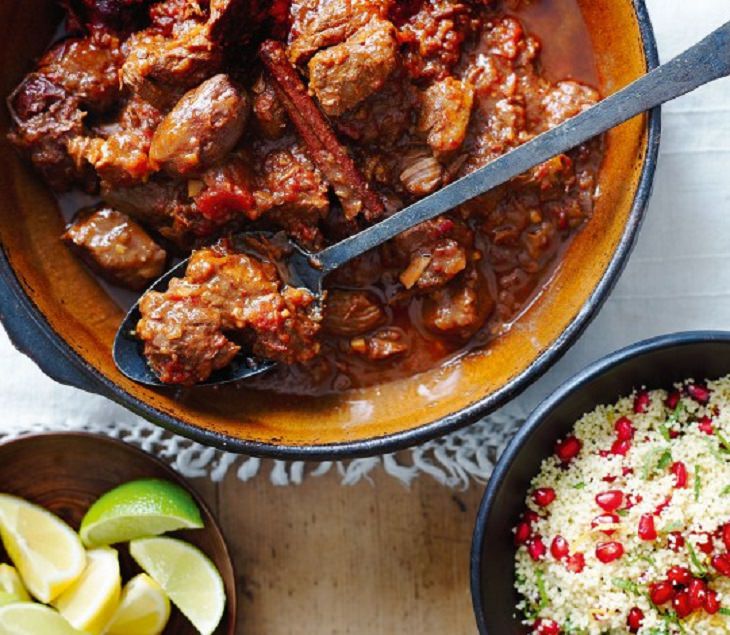 Lamb With Fruit on Couscous