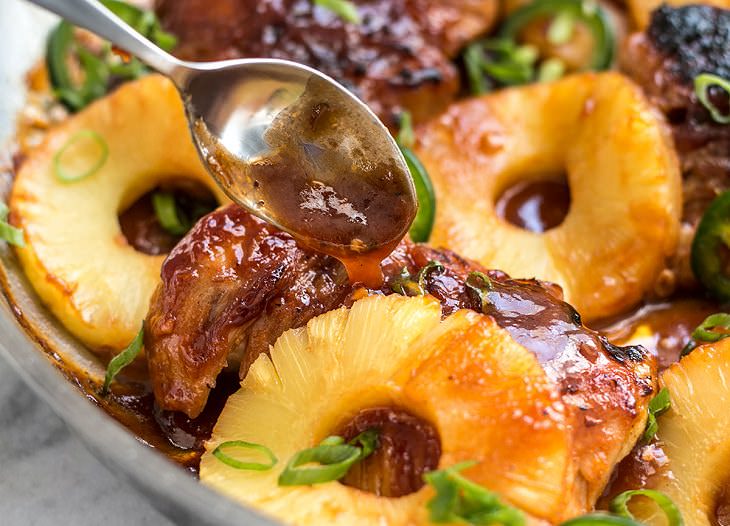 Delicious Hot Pepper and Pineapple Chicken!