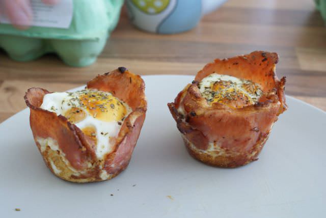 Bacon and Eggs Muffins