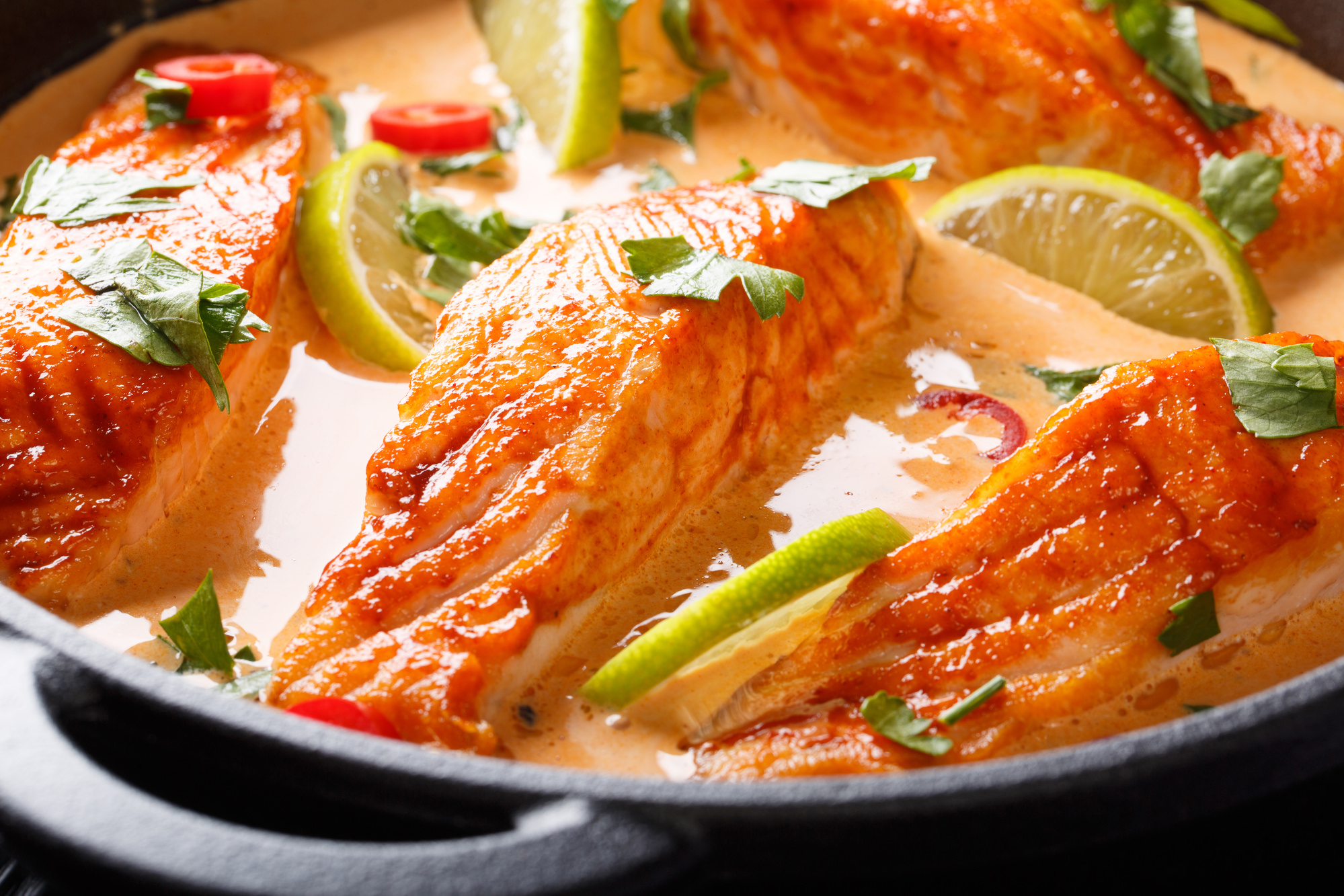 One-Pan Coconut Curry Salmon