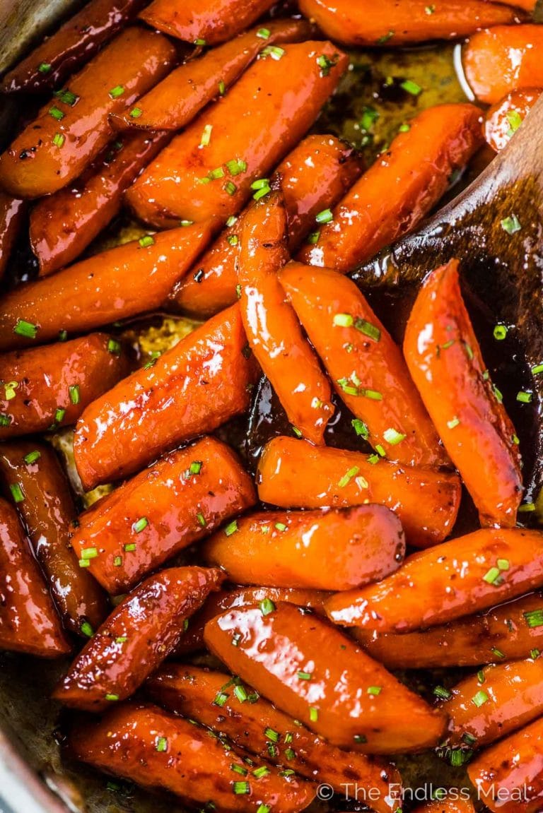Spicy Honey Roasted Carrots