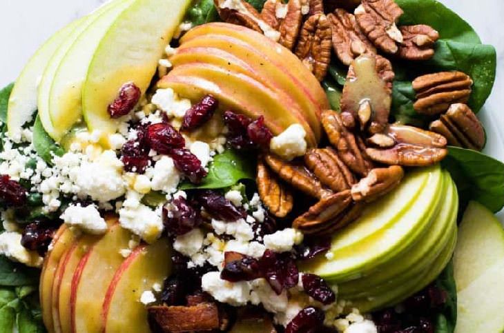 Fruit Salad with a Maple-Dijon Vinaigrette
