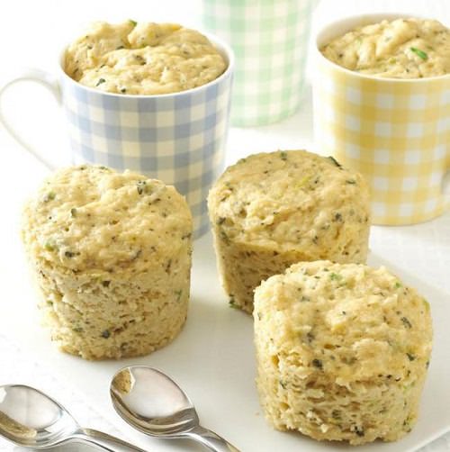 Microwave Cheese and Herb Muffins