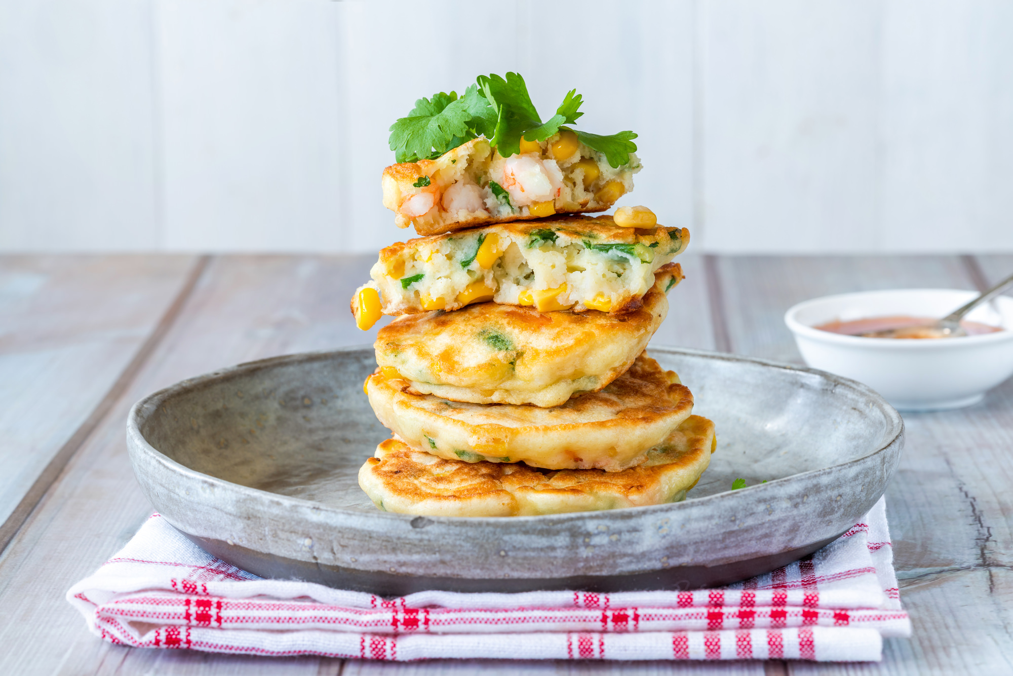 Prawn and Corn Fritters