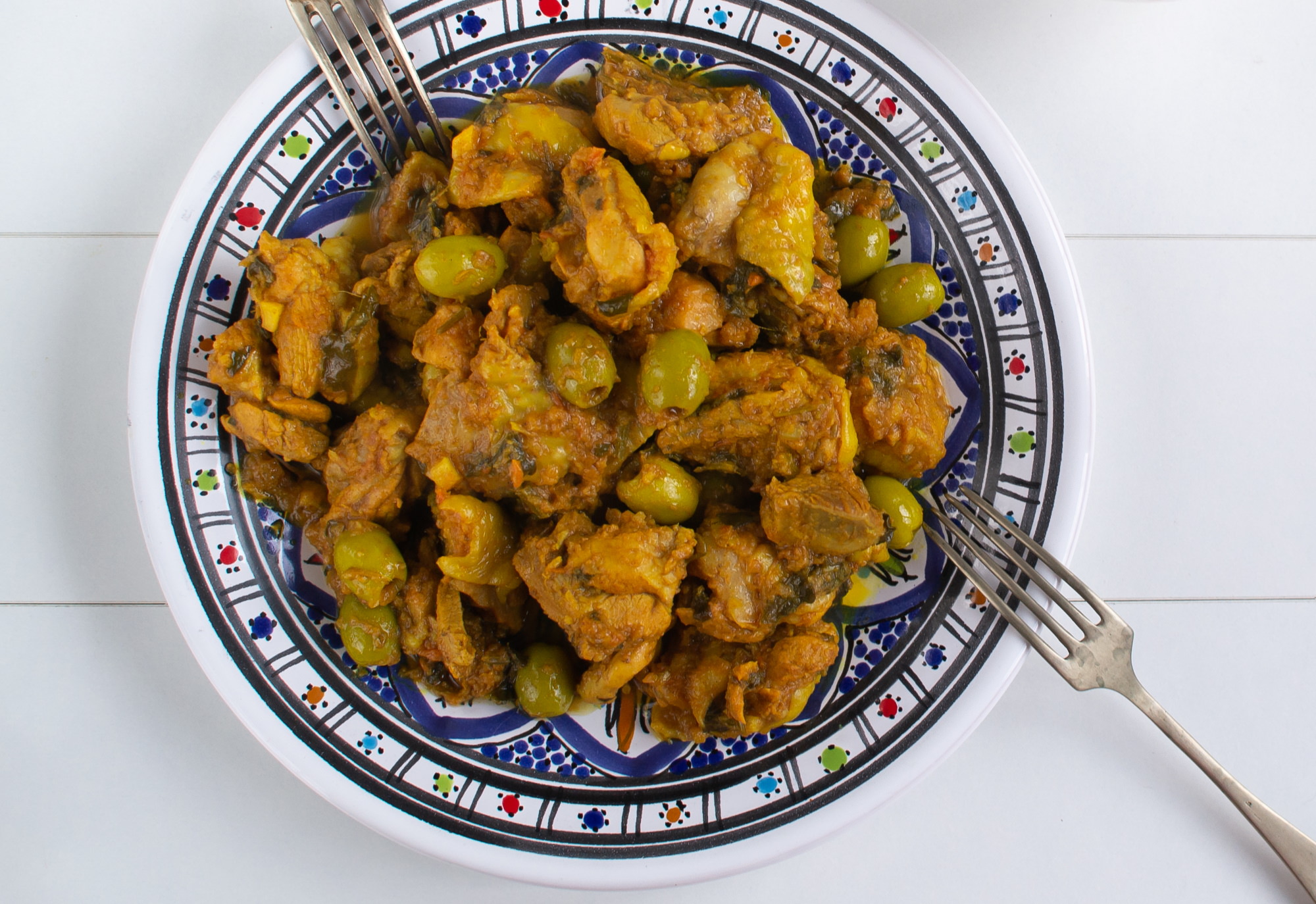 Moroccan Inspired Chicken and Olives