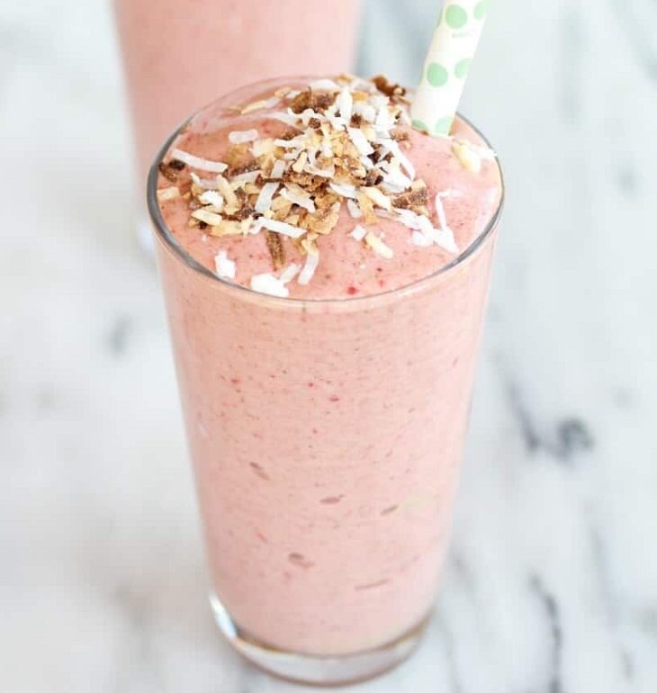 Strawberry & Banana Colada Smoothie