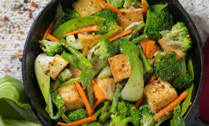 Stir-fried Vegetables and Tofu