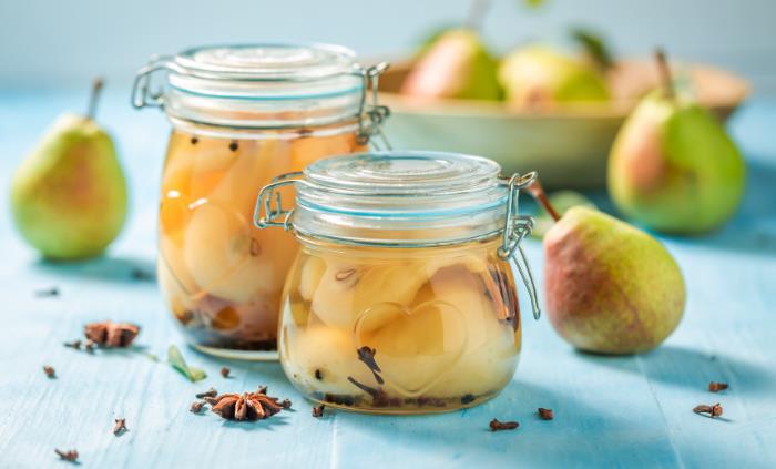Sweet Pickled Pears