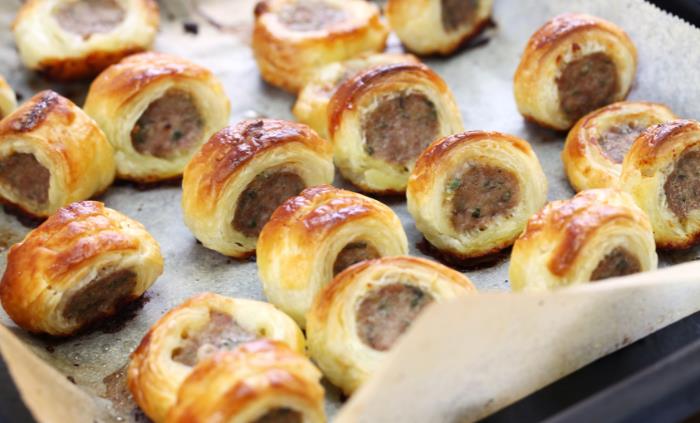 Moroccan Sausage Rolls