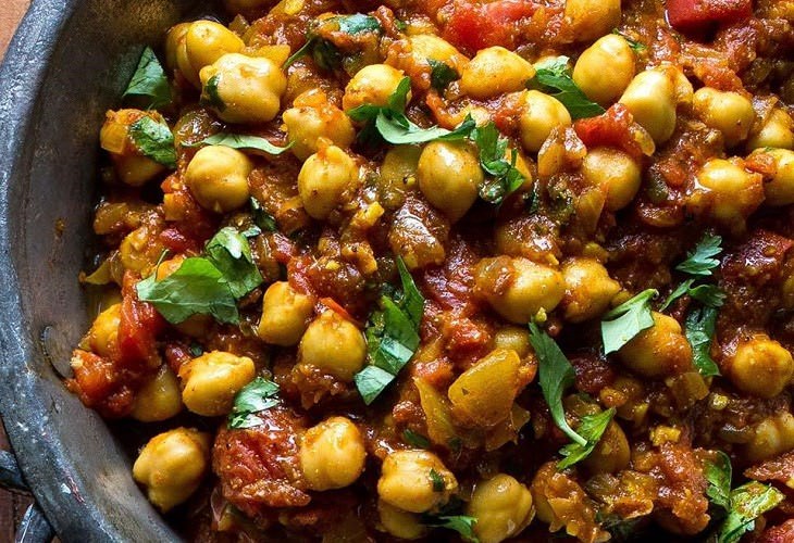 Garbanzo Beans Curry Casserole